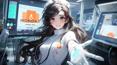 甜美清纯护士姐姐	