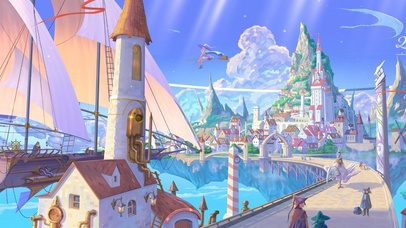 魔女的城镇（带鱼屏）