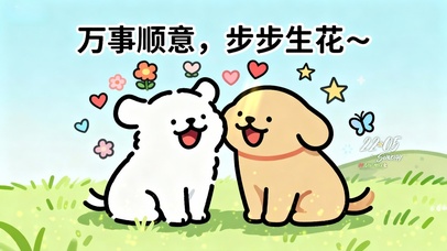 万事顺意 步步生花