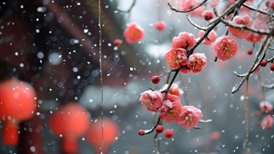雪中梅花