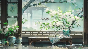 木栅前山茶花