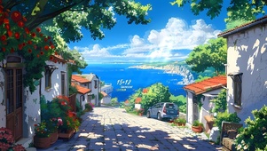 沿海小镇