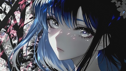 眼里有光美少女