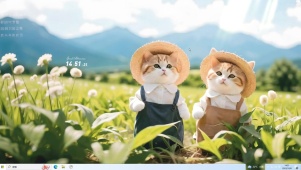 花丛猫咪