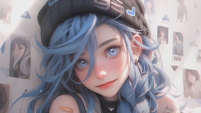 炫酷动态可爱3D萝莉