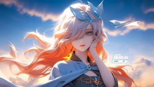 红发美少女