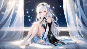唯美星空窗流萤