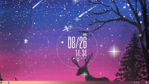麋鹿与星空