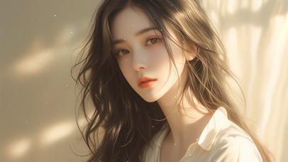 4K 夏日休闲慵懒美女 午后7