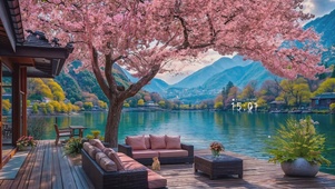 樱花树下