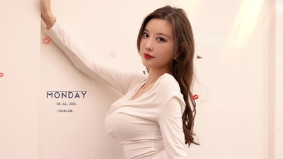 清纯性感长发女孩