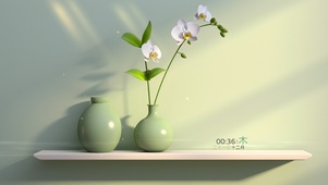 极简风兰花