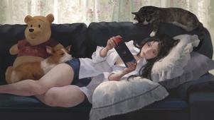 switch少女50寸带鱼屏版