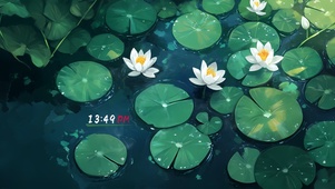 荷塘花开