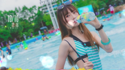 4k泳池边女友（含时间、音乐）