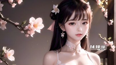 4k唯美治愈美女