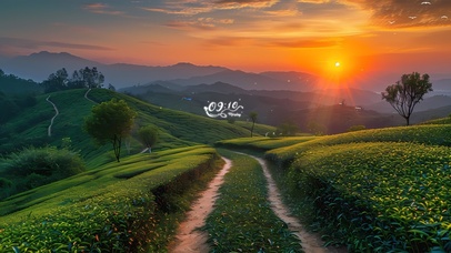 清晨第一缕阳光