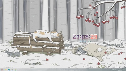 下雪偶遇喵星人