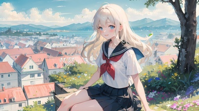 4K清纯可爱JK制服学妹少女