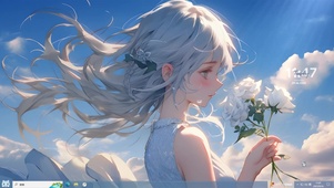 克莱因蓝少女
