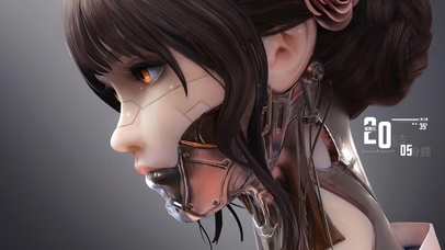 赛博朋克机器女孩