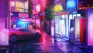 霓虹街区