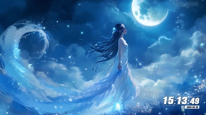 月夜寄星河