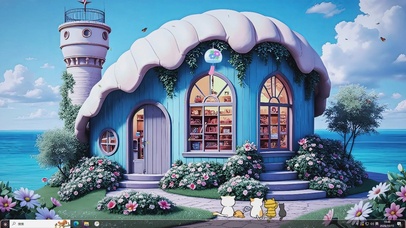 梦幻小屋-桌面主题