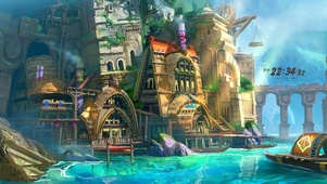 4K 海上小岛
