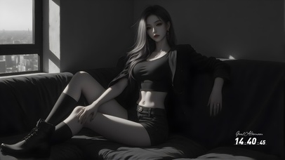 黑衣女孩