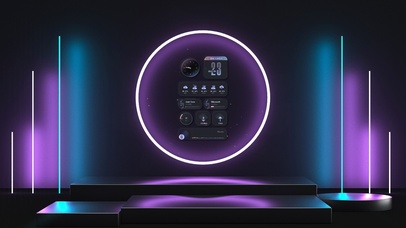 4K 立体霓虹科幻场景