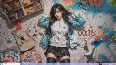 4k AI绘画清纯美少女
