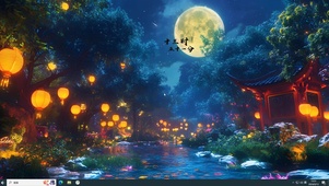中秋月圆夜