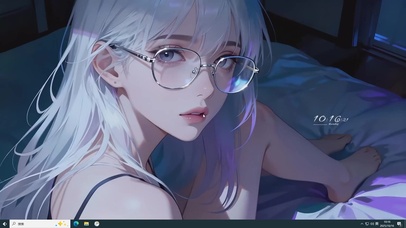 纯欲眼镜吊带长腿女孩主题