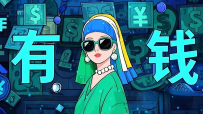 珍珠耳环少女有钱任性