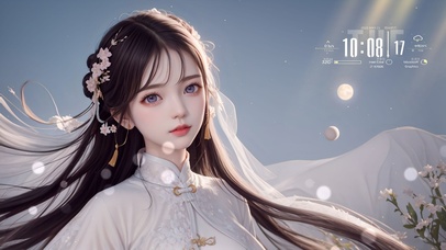 4K国风汉服清纯女孩