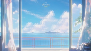 惬意海风