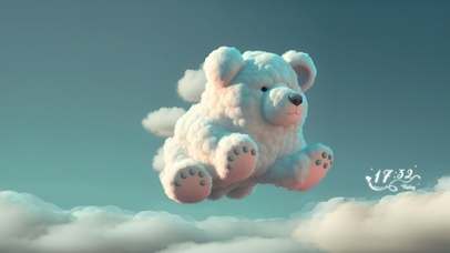 云端可爱小熊
