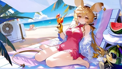 海边泳装少女-·多萝西