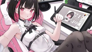 可爱萝莉女孩