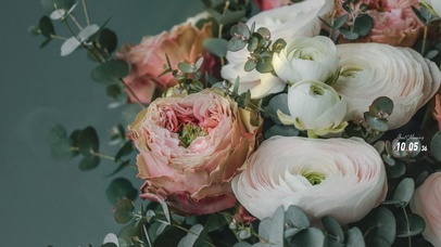 护眼清新玫瑰花束