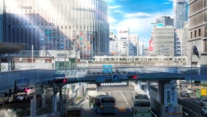 动漫城市场景