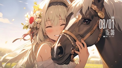 马和少女（非主题）