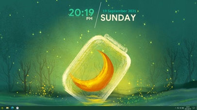 月亮飘流瓶（主题、音频时钟）