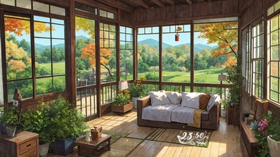 4K唯美治愈午后小屋