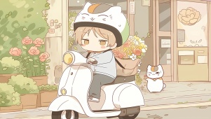 送花小伙