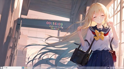 4k金发美少女椎名真昼JK装