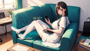 沙发少女