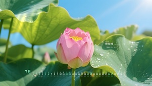 荷花盛开