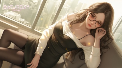 她的微笑如春风般温暖